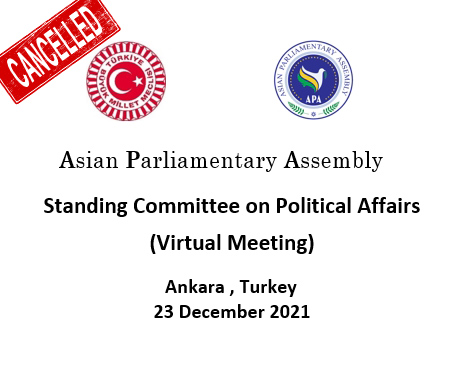 Letter of cancellation of the Standing Committee on Political Affairs 2021